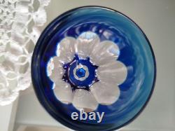 5 Verres A Vin Cristal Double Dans Le Goût De Saint Louis Modèle Bristol