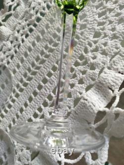 5 Verres A Vin Cristal Double Dans Le Goût De Saint Louis Modèle Bristol