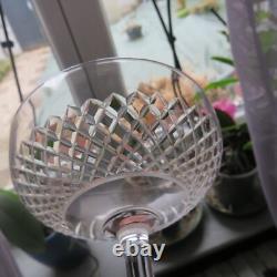 5 coupes a champagne en cristal saint louis modèle Roty vendôme