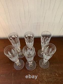 5 flûtes à champagne modèle Alexandre cristal de Saint Louis (prix à la pièce)