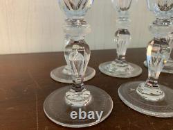 5 flûtes à champagne modèle Alexandre cristal de Saint Louis (prix à la pièce)