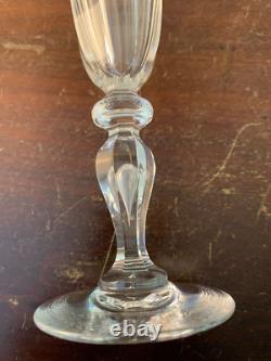 5 flûtes à champagne modèle Alexandre cristal de Saint Louis (prix à la pièce)