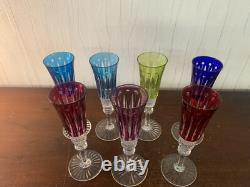 5 flûtes à champagne modèle Tommy cristal Saint Louis h 18.5 (prix à la pièce)