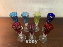 5 flûtes à champagne modèle Tommy cristal Saint Louis h 18.5 (prix à la pièce)