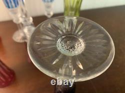 5 flûtes à champagne modèle Tommy cristal Saint Louis h 18.5 (prix à la pièce)