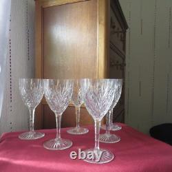5 verres a eau en cristal de saint louis modèle Odessa