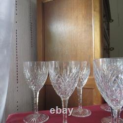 5 verres a eau en cristal de saint louis modèle Odessa