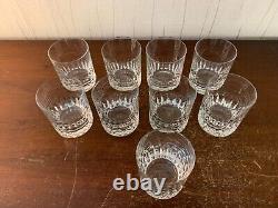 5 verres à porto modèle marine Jersey cristal Saint Louis (prix à la pièce)