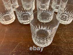 5 verres à porto modèle marine Jersey cristal Saint Louis (prix à la pièce)