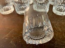 5 verres à porto modèle marine Jersey cristal Saint Louis (prix à la pièce)