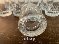 5 verres à porto modèle marine Jersey cristal Saint Louis (prix à la pièce)