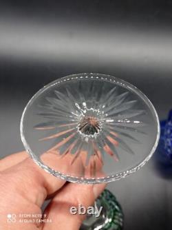 5 verres à vin du Rhin Roemer Cristal SAINT-LOUIS couleur modèle RIESLING, 18,5cm