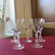 5 Verres A Vin Ou A Porto Cristal Saint Louis Modèle Lozère Uni H 14 Cm Signé