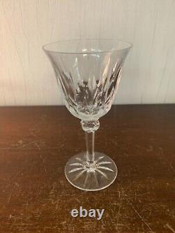 5 verres à vin taillé en cristal de Saint Louis (prix à la pièce)modèle2