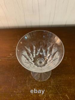 5 verres à vin taillé en cristal de Saint Louis (prix à la pièce)modèle2