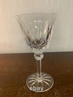 5 verres à vin taillé en cristal de Saint Louis (prix à la pièce)modèle2