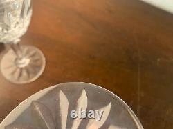 5 verres à vin taillé en cristal de Saint Louis (prix à la pièce)modèle2