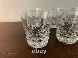 5 verres à whisky taillé modèle Chantilly cristal Saint Louis (prix à la pièce)