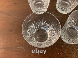 5 verres à whisky taillé modèle Chantilly cristal Saint Louis (prix à la pièce)