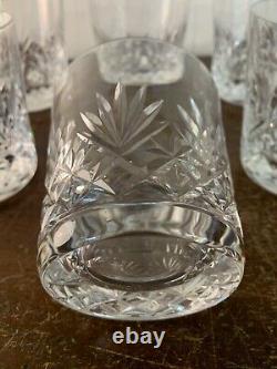 5 verres à whisky taillé modèle Chantilly cristal Saint Louis (prix à la pièce)