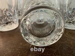 5 verres à whisky taillé modèle Chantilly cristal Saint Louis (prix à la pièce)