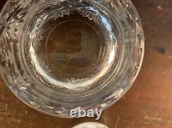 5 verres à whisky taillé modèle Chantilly cristal Saint Louis (prix à la pièce)