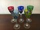 5 Verres Couleur Modèle Chantilly En Cristal De Saint Louis (prix à La Pièce)