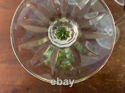 5 verres couleur modèle Tarn en cristal de Saint Louis (prix à la pièce)
