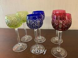 5 verres en cristal modèle Riesling de Saint Louis (prix à la pièce)
