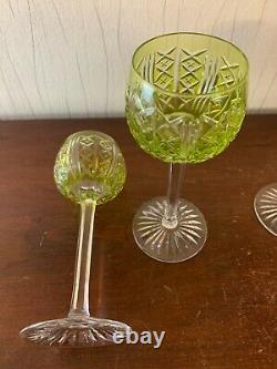 5 verres en cristal modèle Riesling de Saint Louis (prix à la pièce)