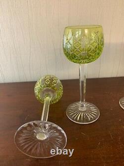 5 verres en cristal modèle Riesling de Saint Louis (prix à la pièce)