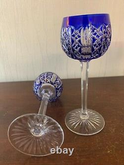 5 verres en cristal modèle Riesling de Saint Louis (prix à la pièce)