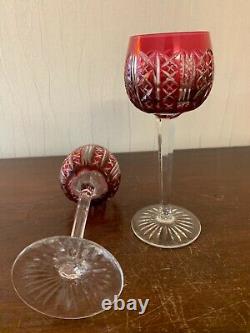 5 verres en cristal modèle Riesling de Saint Louis (prix à la pièce)