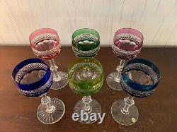 5 verres roemer modèle Trianon en cristal de Saint Louis (prix à la pièce)