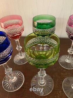 5 verres roemer modèle Trianon en cristal de Saint Louis (prix à la pièce)