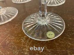5 verres roemer modèle Trianon en cristal de Saint Louis (prix à la pièce)