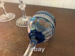 5 verres roemer modèle Trianon en cristal de Saint Louis (prix à la pièce)
