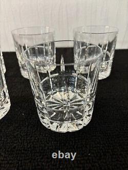5 verres whisky modèle Manhattan cristal Saint Louis h 8.5 cm(prix à la pièce)