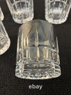 5 verres whisky modèle Manhattan cristal Saint Louis h 8.5 cm(prix à la pièce)