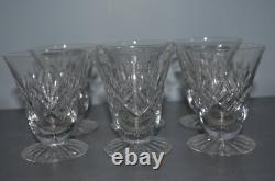 6 Anciens Verres à Vin Cristal Saint Louis Forme Tulipe sur Pied