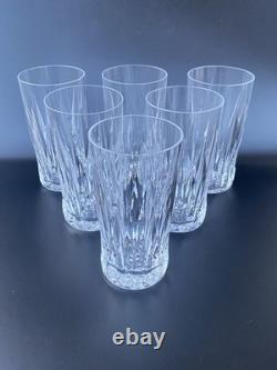 6 Chopes Cristal De Saint Louis Provence Long Drink Orangeade État Neuf