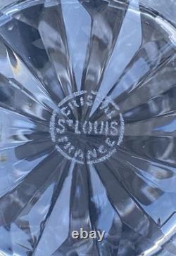 6 Chopes Cristal De Saint Louis Provence Long Drink Orangeade État Neuf