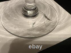 6 Coupes À Champagne en Cristal de Saint Louis modèle MANON H 12 Cm Anciennes