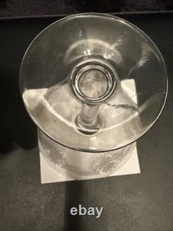 6 Coupes À Champagne en Cristal de Saint Louis modèle MANON H 12 Cm Anciennes