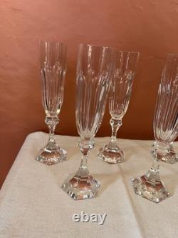 6 Flûtes à Champagne (+ 1 Offerte) CRISTAL de SAINT-LOUIS Modèle CHAMBORD