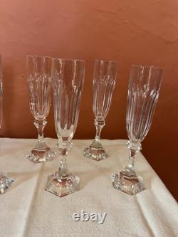 6 Flûtes à Champagne (+ 1 Offerte) CRISTAL de SAINT-LOUIS Modèle CHAMBORD