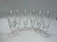 6 Flutes A Champagne En Cristal De Saint Louis Signées Modèle Jersey 16,8 Cm