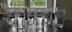 6 Grands Verres A Orangeade En Cristal St Louis Modele Massenet Signes