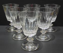 -6 VERRES A EAU CRISTAL LOUIS PHILIPPE XIXe CATON SAINT LOUIS déco TABLE D