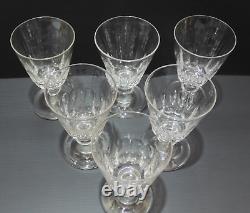 -6 VERRES A EAU CRISTAL LOUIS PHILIPPE XIXe CATON SAINT LOUIS déco TABLE D